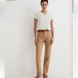 Madewell Garment-Dyed '90s Straight Cargo Pant